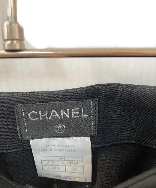 CHANEL（シャネル）CHANEL (シャネル) スラックス ブラック サイズ:38の古着・服飾アイテム