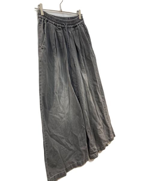 JOURNAL STANDARD relume（ジャーナルスタンダード レリューム）JOURNAL STANDARD relume (ジャーナルスタンダード レリューム) C/R デニムワイドギャザー グレー サイズ:38 未使用品の古着・服飾アイテム