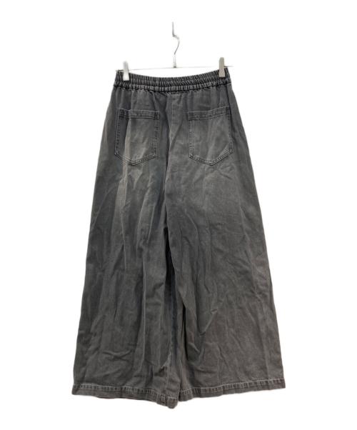 JOURNAL STANDARD relume（ジャーナルスタンダード レリューム）JOURNAL STANDARD relume (ジャーナルスタンダード レリューム) C/R デニムワイドギャザー グレー サイズ:38 未使用品の古着・服飾アイテム