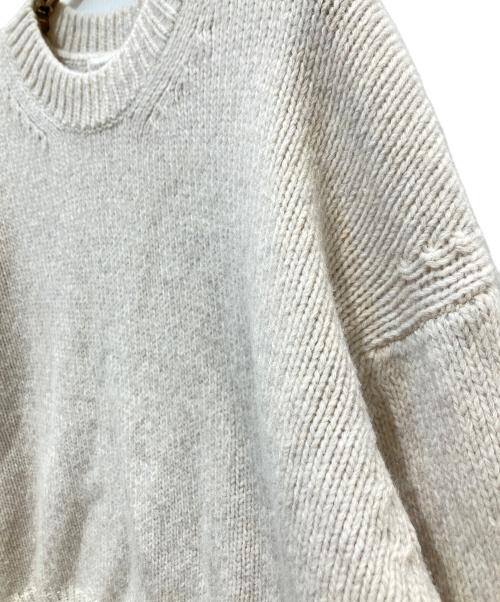 GALERIE VIE（ギャルリーヴィー）GALERIE VIE (ギャルリーヴィー) ファインウール クルーネックプルオーバー グレー サイズ:Sの古着・服飾アイテム