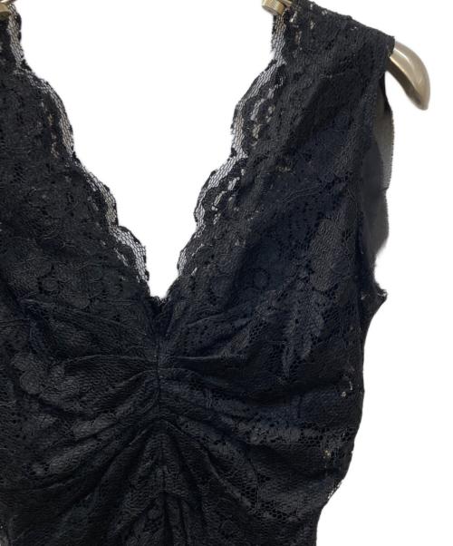 DOLCE & GABBANA（ドルチェ＆ガッバーナ）DOLCE & GABBANA (ドルチェ＆ガッバーナ) ノースリーブレースワンピース ブラック サイズ:-の古着・服飾アイテム