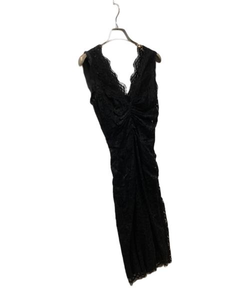 DOLCE & GABBANA（ドルチェ＆ガッバーナ）DOLCE & GABBANA (ドルチェ＆ガッバーナ) ノースリーブレースワンピース ブラック サイズ:-の古着・服飾アイテム