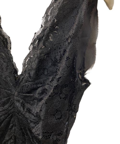 DOLCE & GABBANA（ドルチェ＆ガッバーナ）DOLCE & GABBANA (ドルチェ＆ガッバーナ) ノースリーブレースワンピース ブラック サイズ:-の古着・服飾アイテム