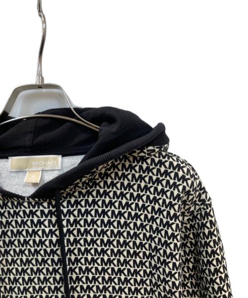 MICHAEL KORS（マイケル・コース）MICHAEL KORS (マイケル・コース) Logo Cotton Terry Hoodie Dress ブラック サイズ:Mの古着・服飾アイテム