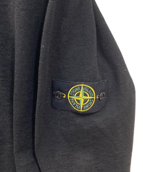 STONE ISLAND（ストーンアイランド）STONE ISLAND (ストーンアイランド) Vネックニット ブラック サイズ:Lの古着・服飾アイテム