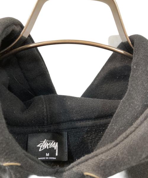 stussy（ステューシー）stussy (ステューシー) プルオーバーパーカー ブラック サイズ:Mの古着・服飾アイテム