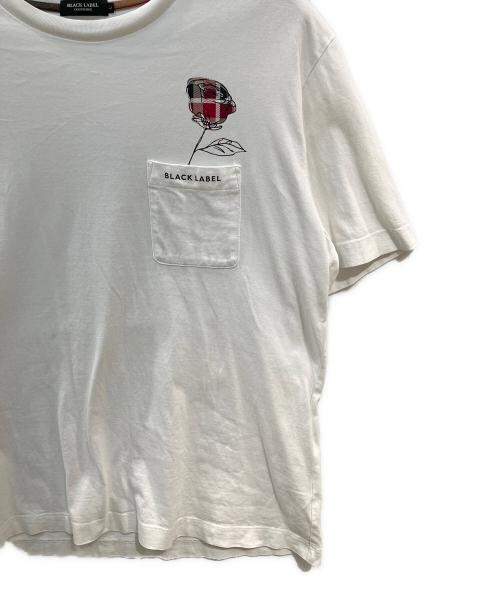 BLACK LABEL CRESTBRIDGE（ブラックレーベル クレストブリッジ）BLACK LABEL CRESTBRIDGE (ブラックレーベル クレストブリッジ) Tシャツ ホワイト サイズ:Ⅼの古着・服飾アイテム