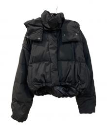 GYDA（ジェイダ）の古着「GYGYembroideryダウンコート」｜ブラック