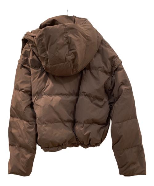 GYDA（ジェイダ）GYDA (ジェイダ) GYGYembroideryダウンコート ブラウン サイズ:Freeの古着・服飾アイテム