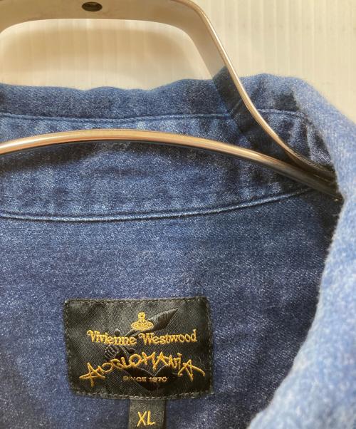 Vivienne Westwood ANGLOMANIA（ヴィヴィアンウエストウッドアングロマニア）VIVIENNE WESTWOOD ANGLOMANIA (ヴィヴィアンウエストウッドアングロマニア) デニムシャツ インディゴ サイズ:XLの古着・服飾アイテム
