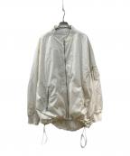 PRANK PROJECTプランクプロジェクト）の古着「リバーシブルチュールジャケット」｜アイボリー