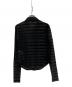 DIESEL (ディーゼル) C-AMISS ベロアボーダーシャツ ブラック サイズ:L：9000円