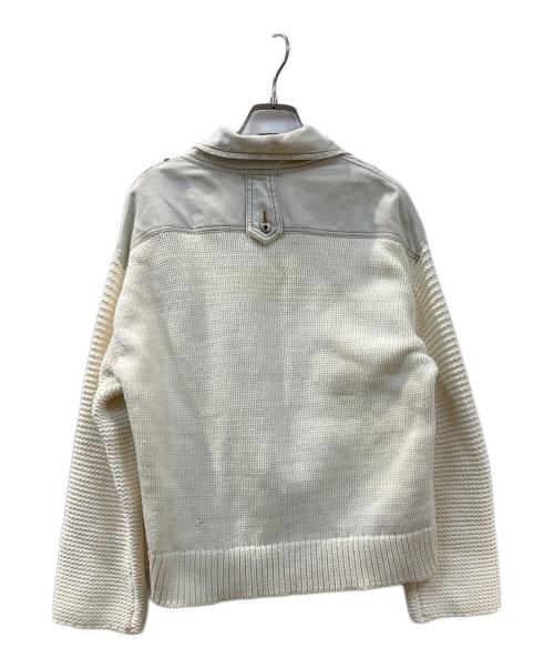 DIESEL（ディーゼル）DIESEL (ディーゼル) ニットスリーブジャケット アイボリー サイズ:XSの古着・服飾アイテム