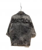 DIESELディーゼル）の古着「デニムジャケット」｜ブラック