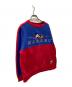 中古・古着 Disney STORE (ディズニーストア) 刺繍ロゴクルーネックスウェット レッド×ブルー サイズ:L：6000円