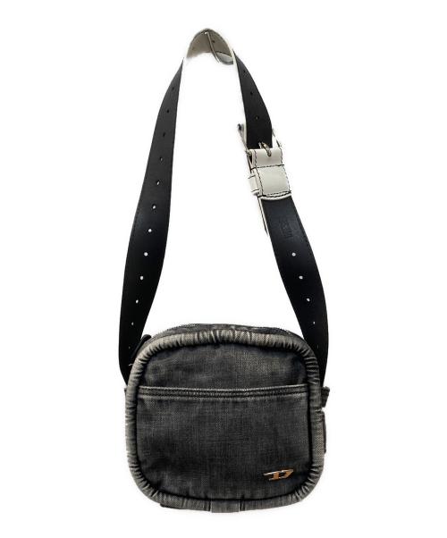 DIESEL（ディーゼル）DIESEL (ディーゼル) デニムショルダーバッグ ブラックの古着・服飾アイテム