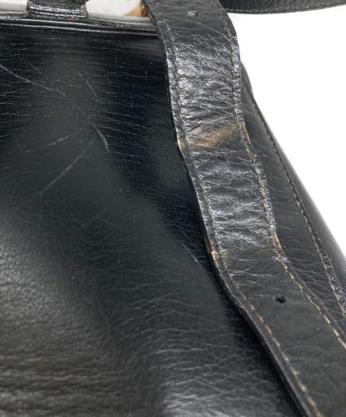 GUCCI（グッチ）GUCCI (グッチ) バンブーレザーリュック ブラックの古着・服飾アイテム