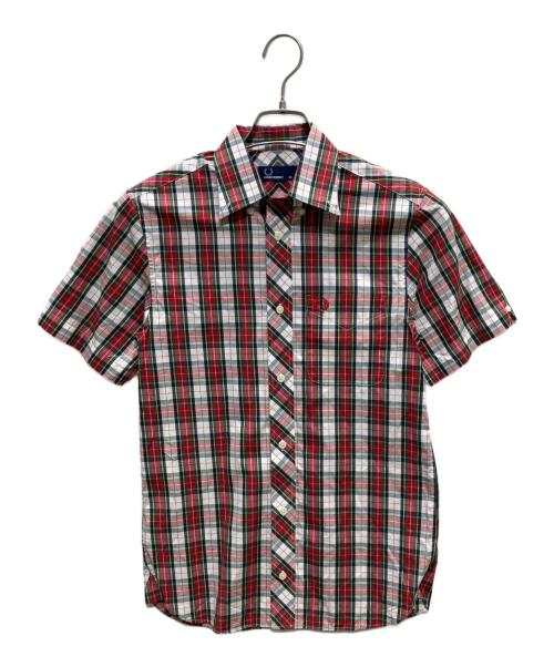 FRED PERRY（フレッドペリー）FRED PERRY (フレッドペリー) シャツ レッド サイズ:XSの古着・服飾アイテム