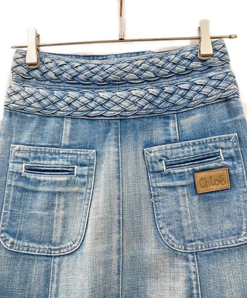 Chloe（クロエ）Chloe (クロエ) デニムスカート インディゴ サイズ:34の古着・服飾アイテム