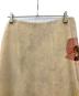 中古・古着 DRIES VAN NOTEN (ドリスヴァンノッテン) シルクラップスカート ベージュ サイズ:40：30000円