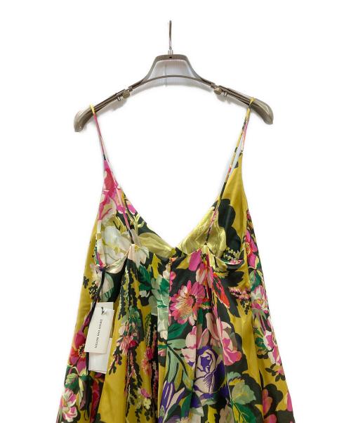 DRIES VAN NOTEN（ドリスヴァンノッテン）DRIES VAN NOTEN (ドリスヴァンノッテン) Christian Lacroix (クリスチャン ラクロワ) フラワーキャミワンピース イエロー サイズ:34 未使用品の古着・服飾アイテム