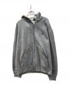 POLO RALPH LAURENポロ・ラルフローレン）の古着「ジップパーカー」｜グレー