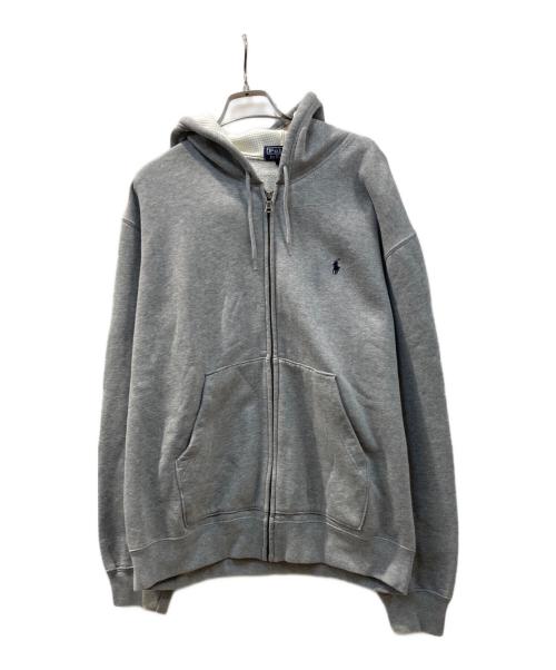 POLO RALPH LAUREN（ポロ・ラルフローレン）POLO RALPH LAUREN (ポロ・ラルフローレン) ジップパーカー グレー サイズ:Lの古着・服飾アイテム