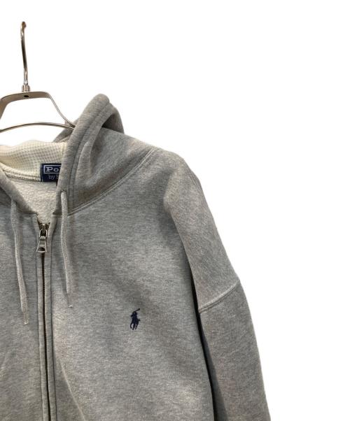 POLO RALPH LAUREN（ポロ・ラルフローレン）POLO RALPH LAUREN (ポロ・ラルフローレン) ジップパーカー グレー サイズ:Lの古着・服飾アイテム