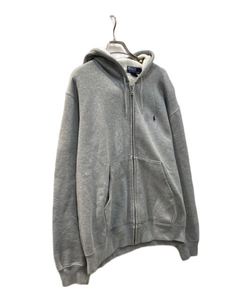 POLO RALPH LAUREN（ポロ・ラルフローレン）POLO RALPH LAUREN (ポロ・ラルフローレン) ジップパーカー グレー サイズ:Lの古着・服飾アイテム