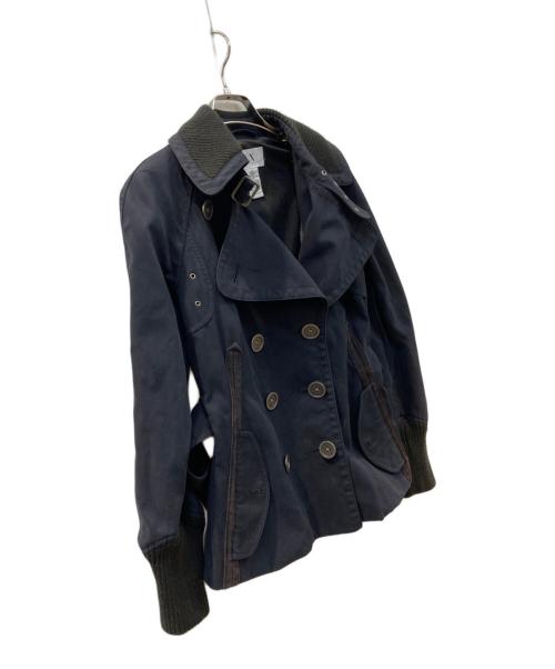 ARMANI EXCHANGE（アルマーニ エクスチェンジ）ARMANI EXCHANGE (アルマーニ エクスチェンジ) トレンチコート ネイビー サイズ:XSの古着・服飾アイテム