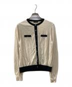 anuansアニュアンス）の古着「ニットカーディガン」｜ベージュ