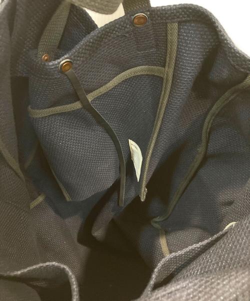 MOLTEMANI（モルテマニ）MOLTEMANI (モルテマニ) 14oz Okayama Heavy weight Sashiko Big Shoulder 刺し子織 ビッグショルダー バッグ ネイビー 未使用品の古着・服飾アイテム