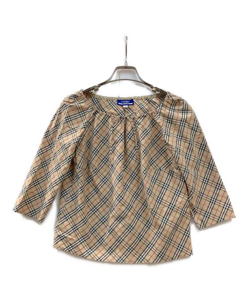 BURBERRY BLUE LABEL（バーバリー ブルー レーベル）BURBERRY BLUE LABEL (バーバリー ブルー レーベル) ブラウス ベージュ サイズ:38の古着・服飾アイテム