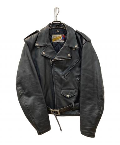 中古・古着通販】Schott (ショット) ダブルレザーライダースジャケット