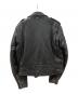 Schott (ショット) ダブルレザーライダースジャケット ブラック サイズ:40：30000円
