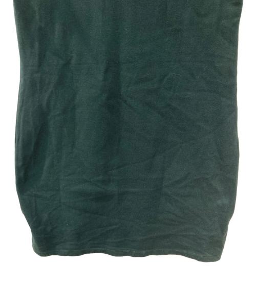 LACOSTE（ラコステ）LACOSTE (ラコステ) ワイドリブニットカラーポロドレス グリーン サイズ:36の古着・服飾アイテム