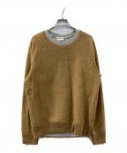 Acne studiosアクネ ストゥディオズ）の古着「COLLEGE REVERSE スウェット」｜ブラウン