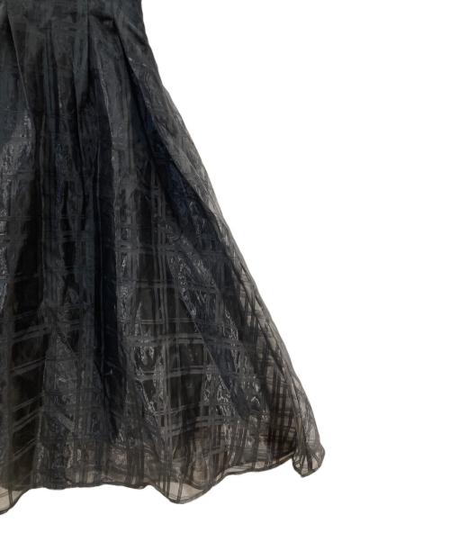 Resexxy（リゼクシー）RESEXXY (リゼクシー) チェックレイヤードフレアワンピース ブラック サイズ:F 未使用品の古着・服飾アイテム