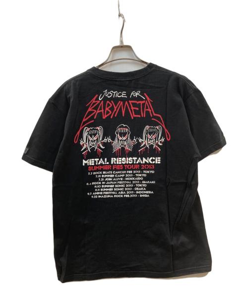 united athle（ユナイテッドアスレ）united athle (ユナイテッドアスレ) BABY METAL SUMMER FES TOUR 2013 Tシャツ ブラック サイズ:Lの古着・服飾アイテム
