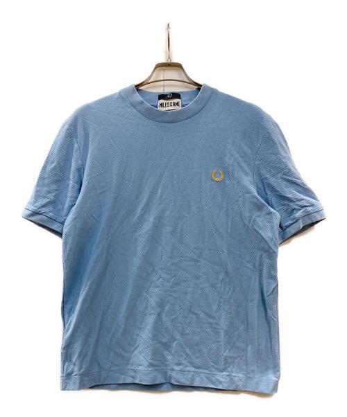 FRED PERRY（フレッドペリー）FRED PERRY (フレッドペリー) MILES KANE (マイルズ・ケイン) Tシャツ スカイブルー サイズ:Ⅼの古着・服飾アイテム