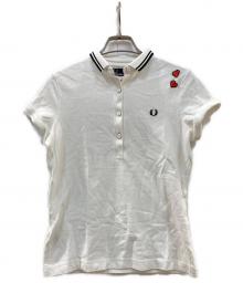 FRED PERRY×AMY WINEHOUSE（フレッドペリー×アイミー・ワインハウス）の古着「ポロシャツ」｜ホワイト
