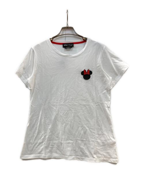 DISNEY（ディズニー）Disney (ディズニー) Kate Spade (ケイトスペード) Tシャツ ホワイト サイズ:Mの古着・服飾アイテム