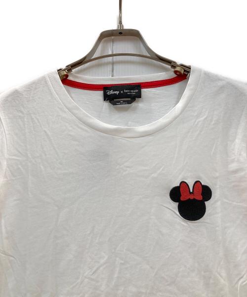DISNEY（ディズニー）Disney (ディズニー) Kate Spade (ケイトスペード) Tシャツ ホワイト サイズ:Mの古着・服飾アイテム