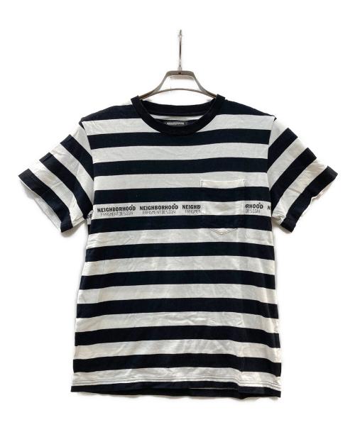 NEIGHBORHOOD（ネイバーフッド）NEIGHBORHOOD (ネイバーフッド) FRAGMENT DESIGN (フラグメントデザイン) Tシャツ ブラック×ホワイト サイズ:Sの古着・服飾アイテム