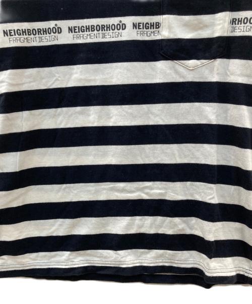 NEIGHBORHOOD（ネイバーフッド）NEIGHBORHOOD (ネイバーフッド) FRAGMENT DESIGN (フラグメントデザイン) Tシャツ ブラック×ホワイト サイズ:Sの古着・服飾アイテム