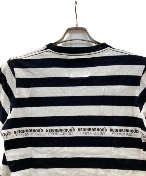 NEIGHBORHOOD（ネイバーフッド）NEIGHBORHOOD (ネイバーフッド) FRAGMENT DESIGN (フラグメントデザイン) Tシャツ ブラック×ホワイト サイズ:Sの古着・服飾アイテム