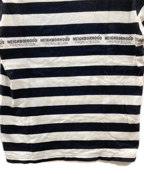 NEIGHBORHOOD（ネイバーフッド）NEIGHBORHOOD (ネイバーフッド) FRAGMENT DESIGN (フラグメントデザイン) Tシャツ ブラック×ホワイト サイズ:Sの古着・服飾アイテム