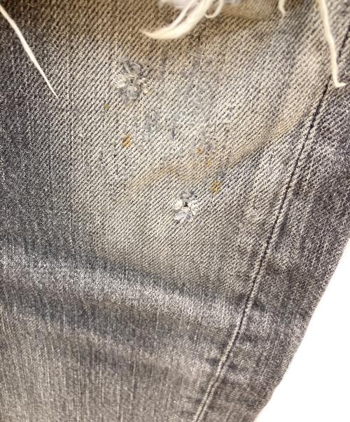Hysteric Glamour（ヒステリックグラマー）Hysteric Glamour (ヒステリックグラマー) パッチワークデニムパンツ ブラック サイズ:71cmの古着・服飾アイテム