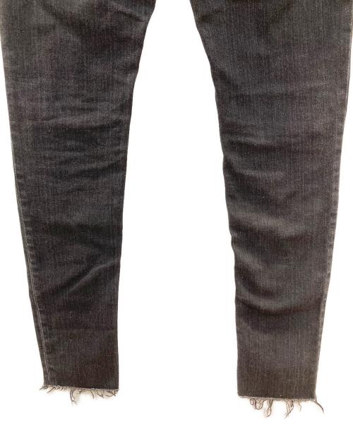TAKAHIROMIYASHITA TheSoloIst.（タカヒロミヤシタ ザソロイスト）TAKAHIROMIYASHITA TheSoloIst. MINEDENIM (マインデニム) stretch slim tapered knee slit 6 pocket jean ブラック サイズ:73.5cmの古着・服飾アイテム
