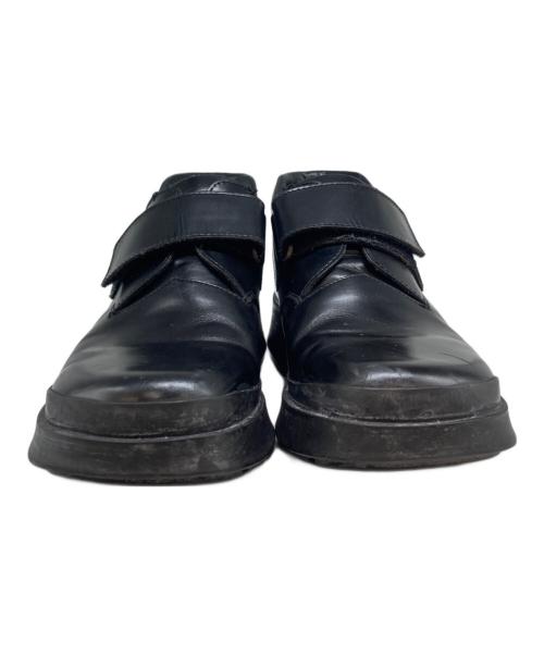 PRADA（プラダ）PRADA (プラダ) レザーシューズ ブラック サイズ:81／2の古着・服飾アイテム